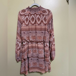 Lulus Tiered Dress,‎ Size L